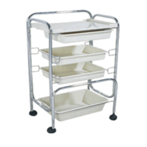 4 Level Plastic Spa Salon Trolley Cart
